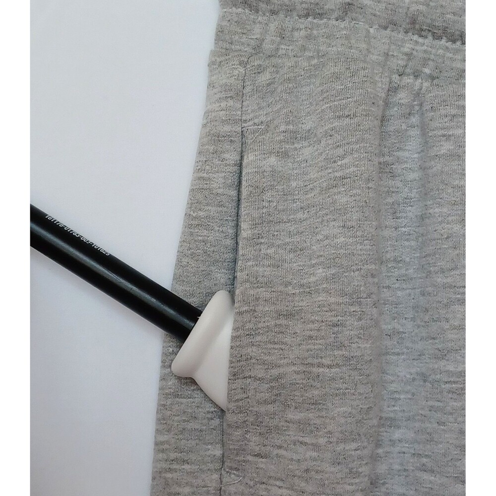 Velocity Terry Molly Women’s L Gray Pintuck Sweatpants Drawstring Pockets NWT - Picture 7 of 12